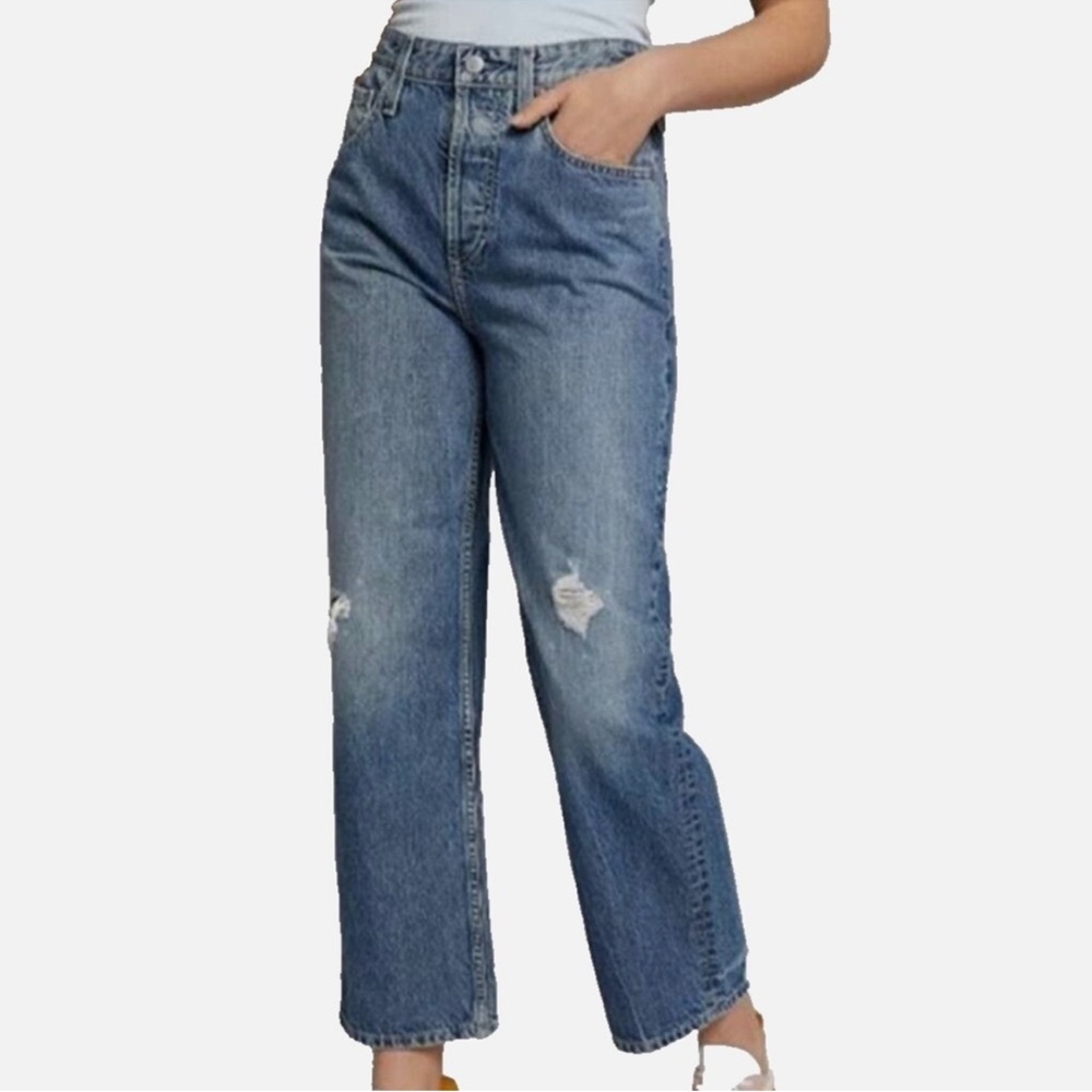 Ag Adriano Goldshmied Knoxx Baggy Boyfriend Jeans, size 31R